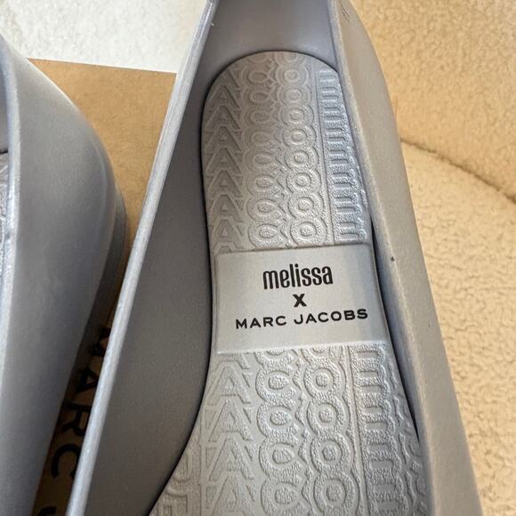 Marc Jacobs Silver flats 39 - Picture 6 of 9